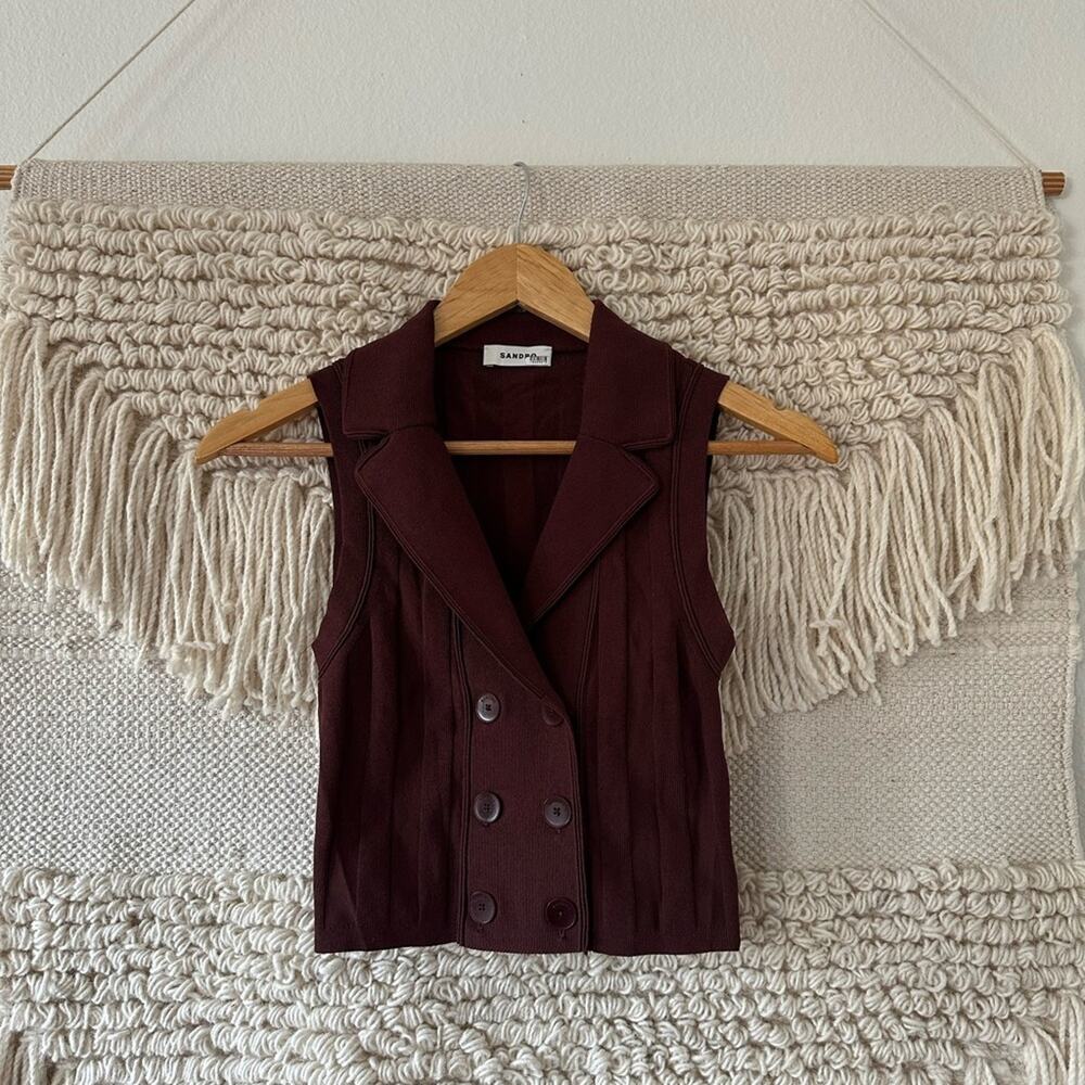 Sandro Solune Knit Vest
